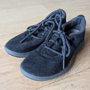 Allbirds‎ Mizzle Wool Runners Natural Black with Black Sole 7 Womens